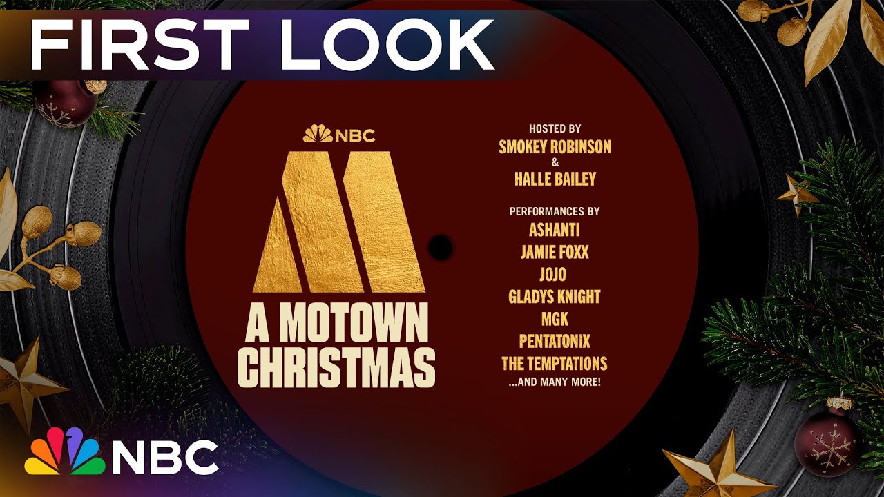 Smokey Robinson and Halle Bailey Host A Motown Christmas | First Look | NBC