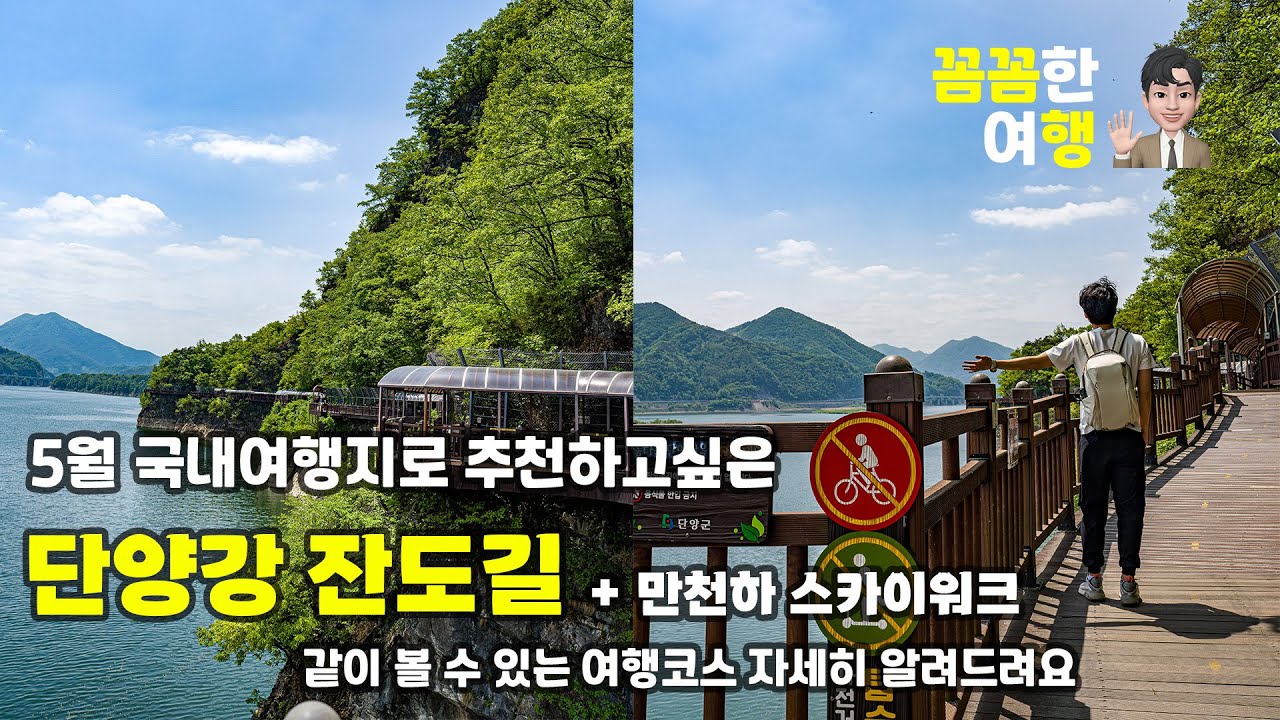 단양강 잔도길과 만천하 스카이워크를 묶어 코스 짜는 꿀팁