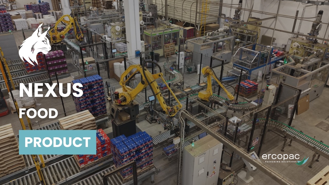 Complete Robotic Palletizing & AGV Logistics System for Coffee Packaging | Ercopac Case Study