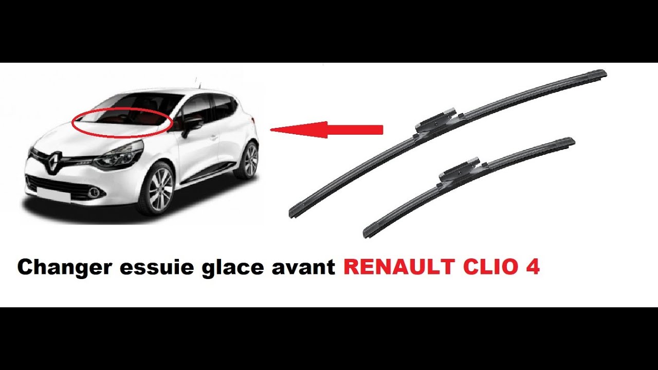 Замена переднего стеклоочистителя RENAULT CLIO 4