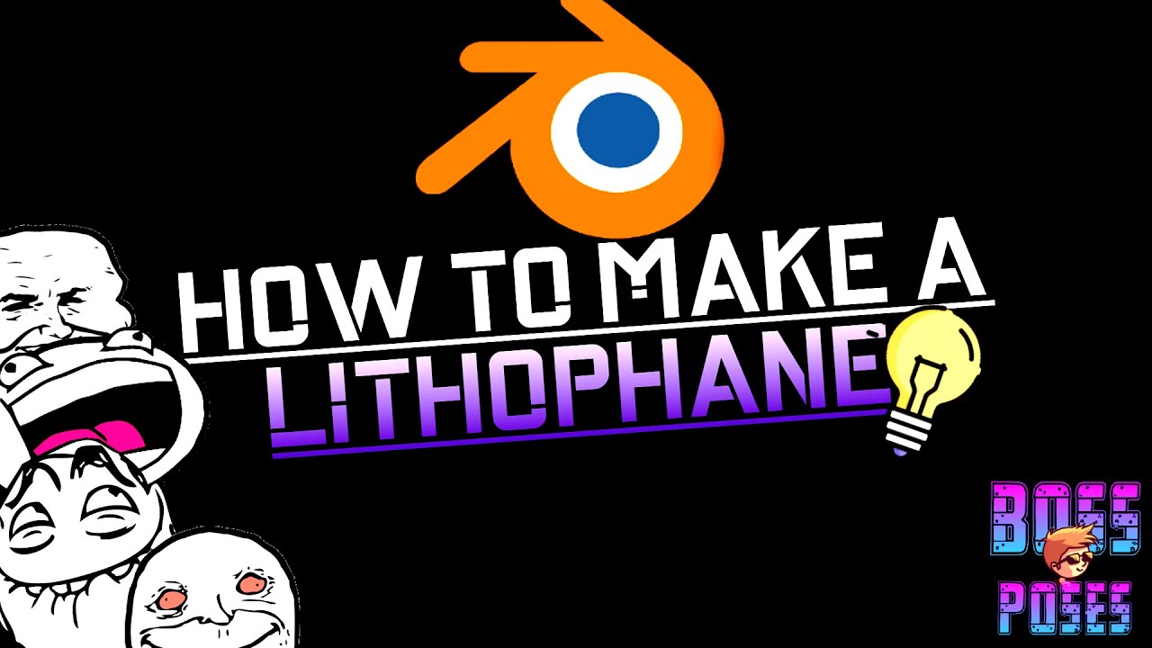 HOW TO MAKE A LITHOPHANE! In Blender 3