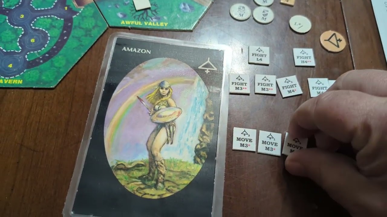 Magic Realm - Solo Amazon Playthrough - 2nd Edition Base rules - Intro and Setup