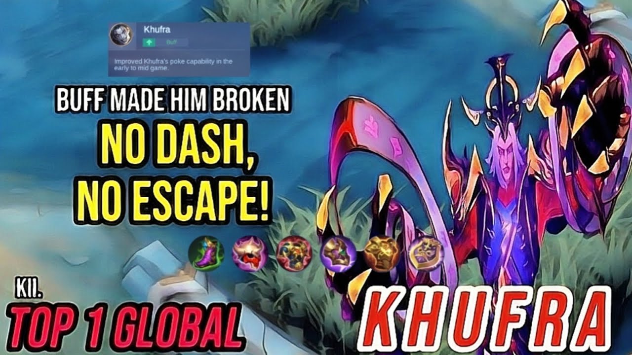 Gameplay Khufra Is Back! Buff Made Him Broken!