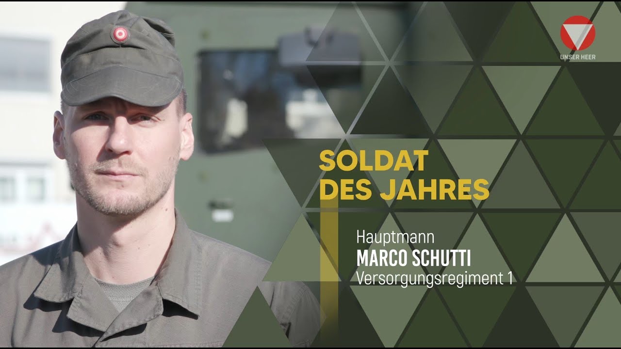 Soldat des Jahres 2021 - Hauptmann Marco Schutti