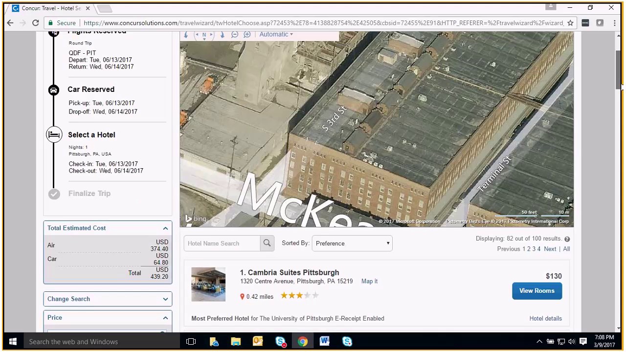 Booking a Trip in Concur - Demo by AnthonyTravel