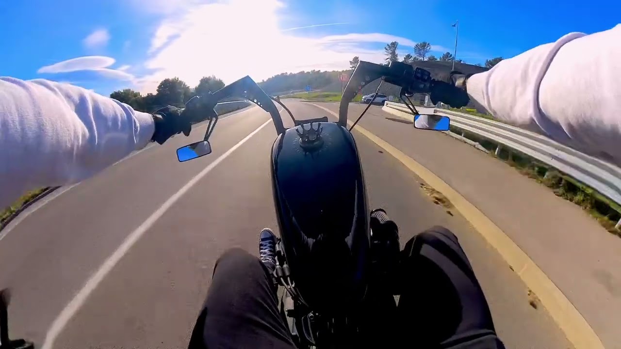 CUSTOM HARLEY FXBB STREETBOB - PURE SOUND - BASSANI SWEEPERS AND STAGE 2 // INSTA360 X3