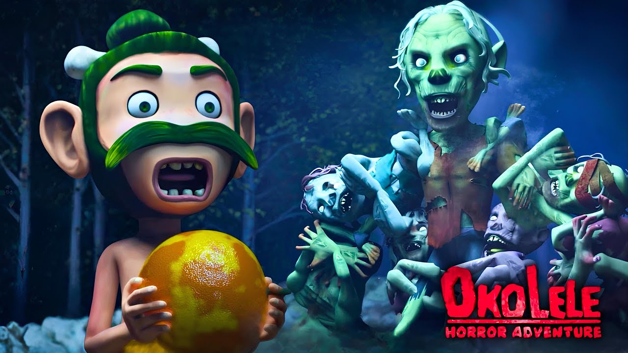 Oko ve Lele ⚡ Zombi — Bölüm 6 — Korku Macerası — CGI Kısa Filmler