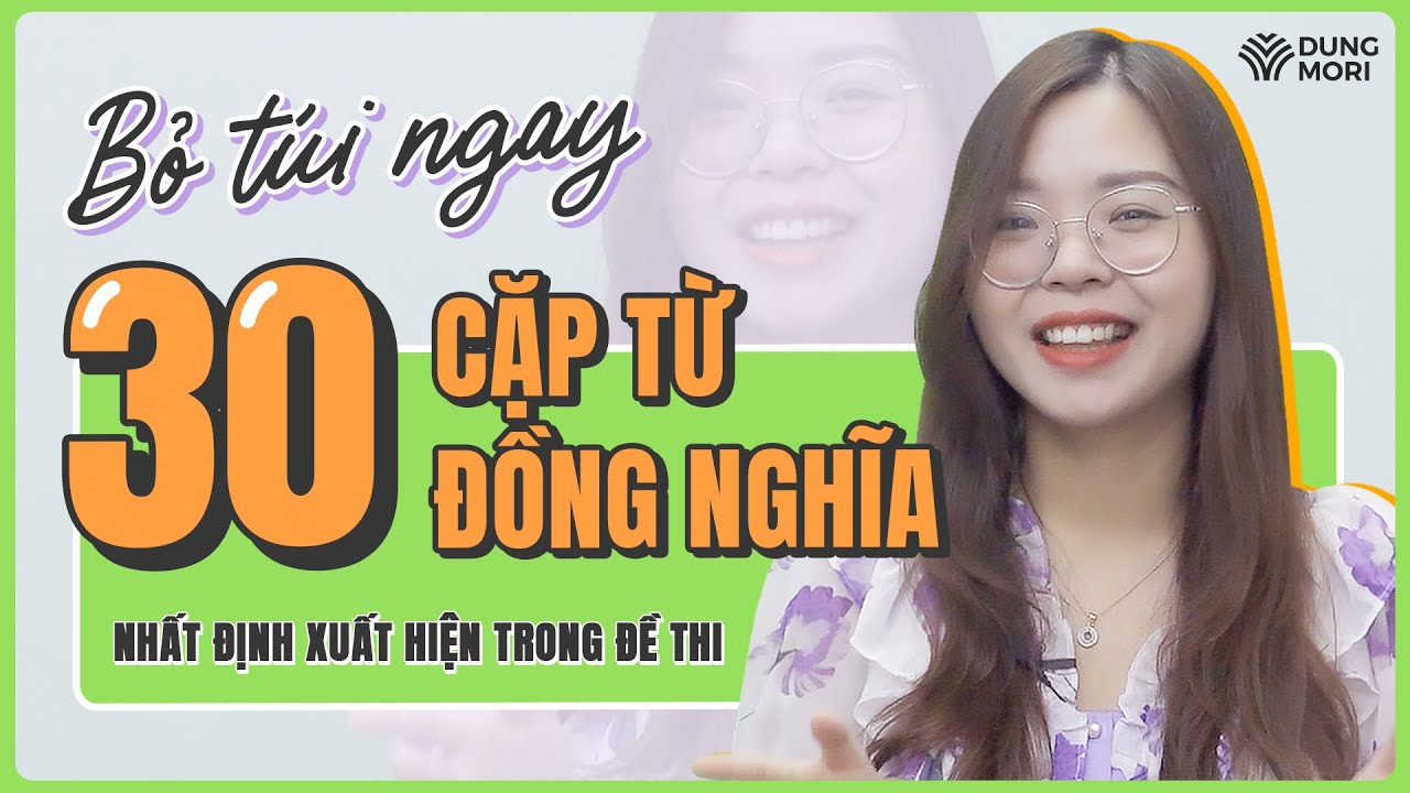 30 cặp từ đồng nghĩa nhất định sẽ xuất hiện trong đề thi JLPT