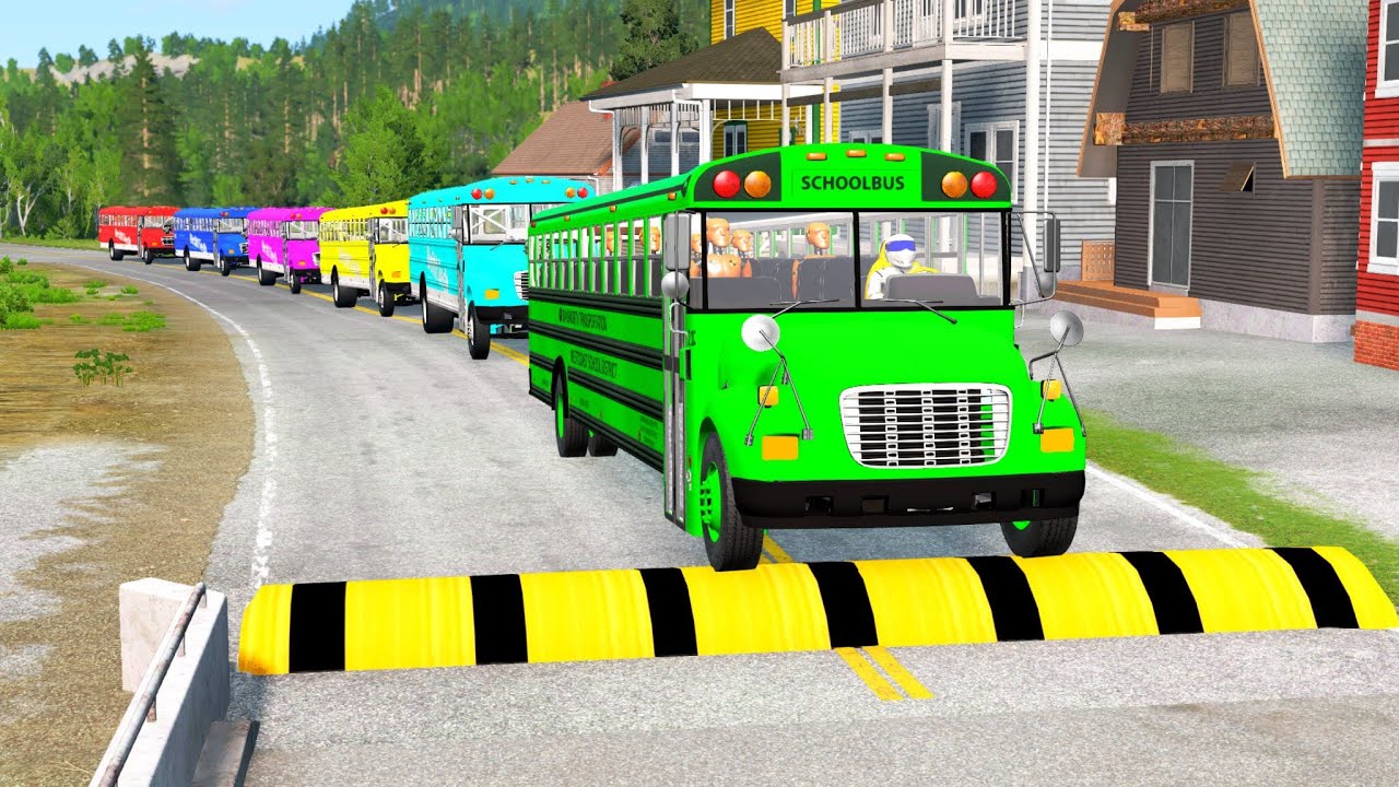 Toyota Cars vs Train | Truck Man Flatbed vs Train Beamng.drive.#012