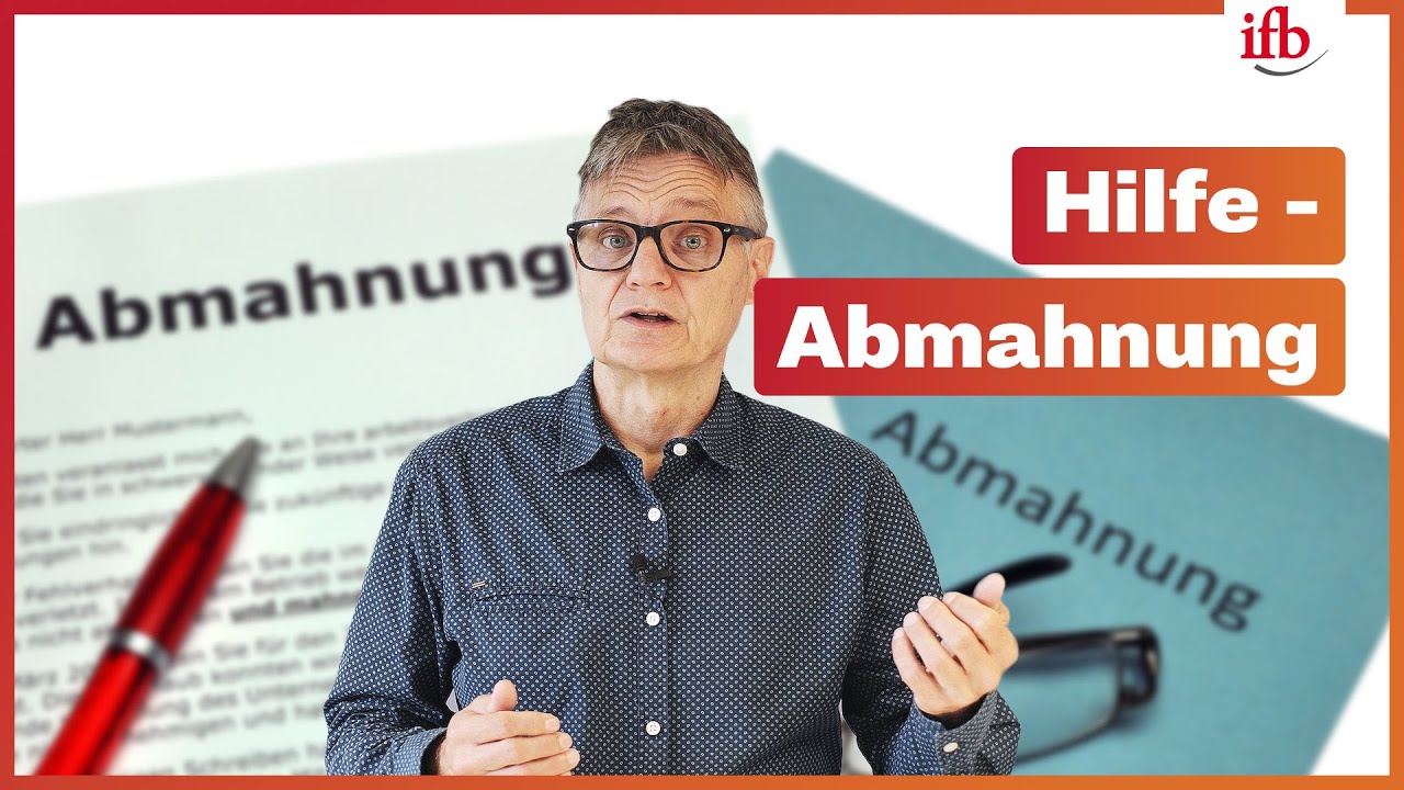 Abmahnung erhalten? Das kannst Du jetzt tun