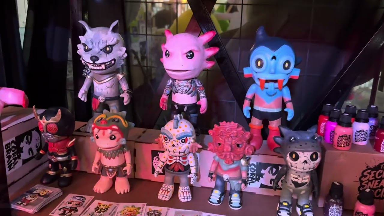 Recorrido Art Toys en CCXP mx 2025 FHype Marva toys #ccxpmx