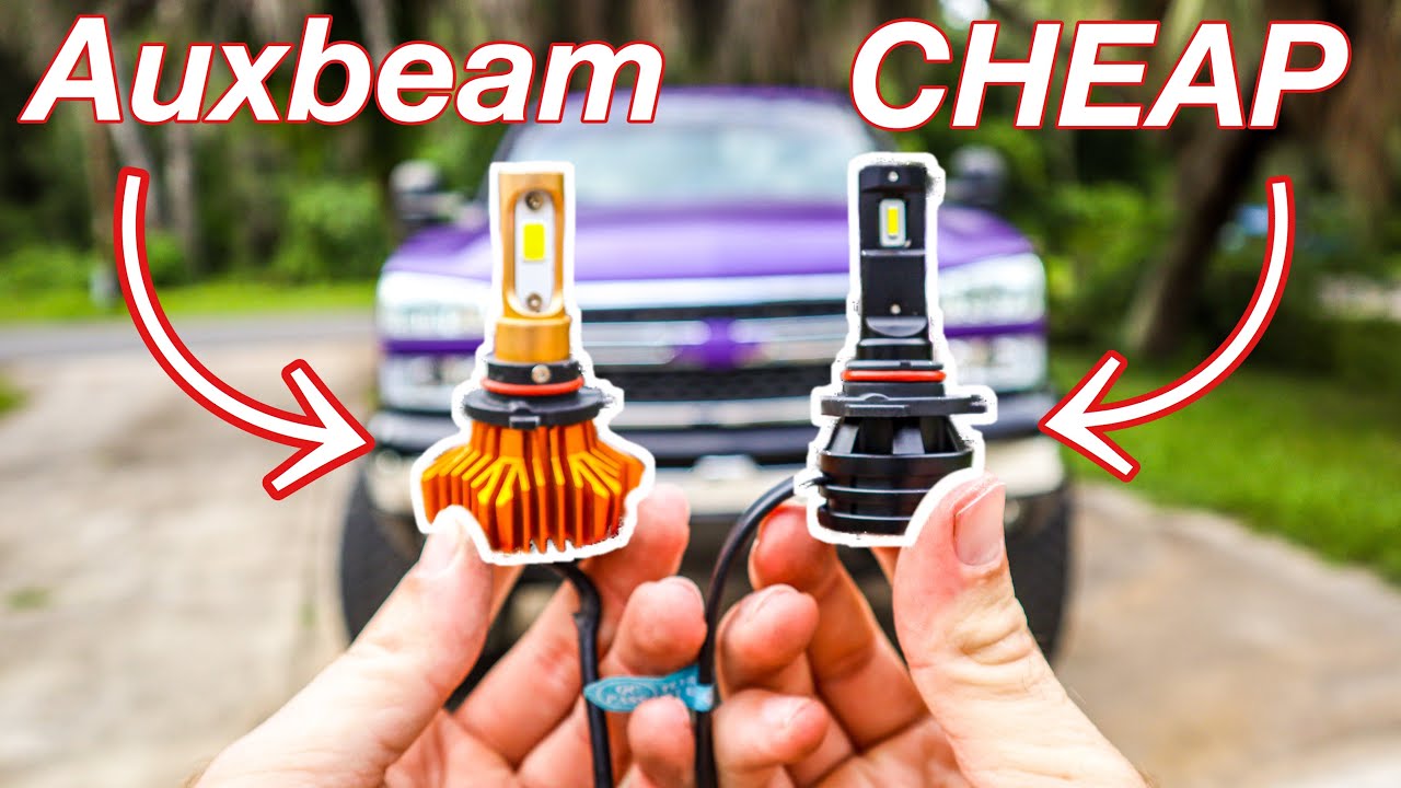 Светодиодные лампы Auxbeam против дешёвых светодиодных ламп Amazon. Что лучше?
