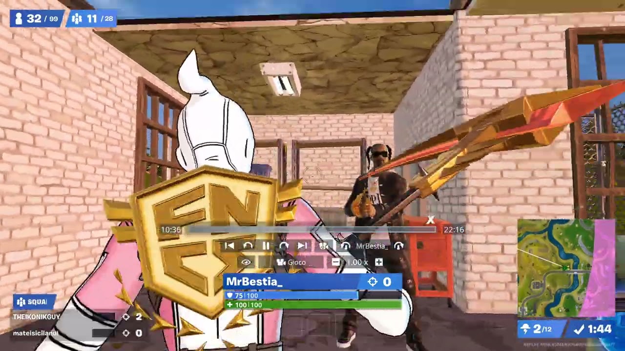 Fortnite BR C2SRemix - Winning Team got confused and trolled