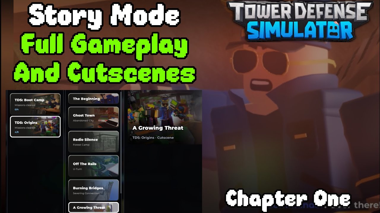 TDS Story Mode: Chapter One Full Gameplay and Cutscenes || TDS || Roblox