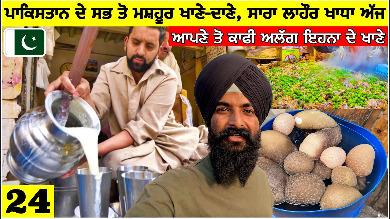 ਪਾਕਿਸਤਾਨ ਦੇ ਸਭ ਤੋਂ ਮਸ਼ਹੂਰ ਖਾਣੇ-ਦਾਣੇ🇵🇰ਆਪਣੇ ਤੋਂ ਕਾਫੀ ਅਲੱਗ|Famous Street Foods of Lahore|Vlog