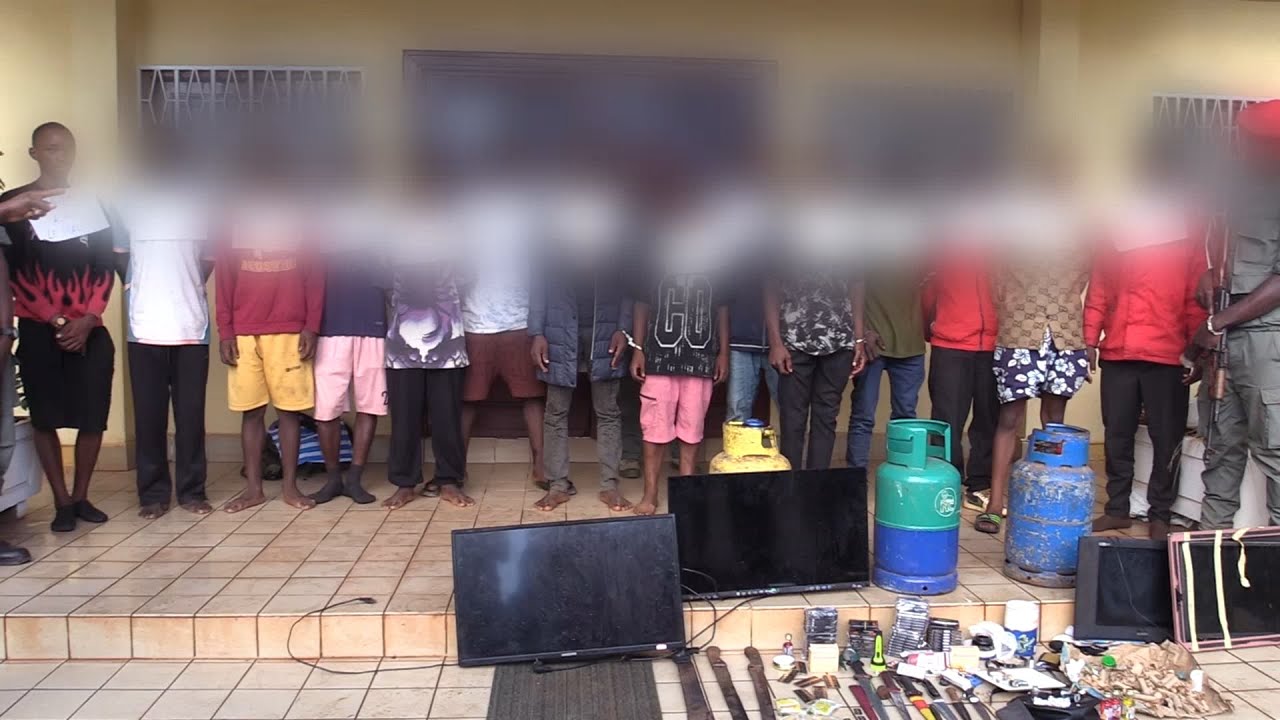 YAOUNDÉ: UN GANG DE 14 MICROBES ARRÊTÉ PAR LES ÉLÉMENTS DE LA PREMIÈRE RÉGION DE LA GENDARMERIE...
