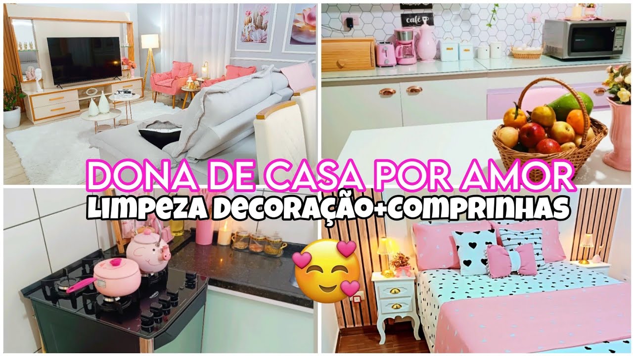 ROTINA DONA DE CASA 🏡 LIMPEZA ORGANIZAÇÃO DECORAÇÃO FAXINA COMPRINHAS NA SHOPEE 🌸🩷