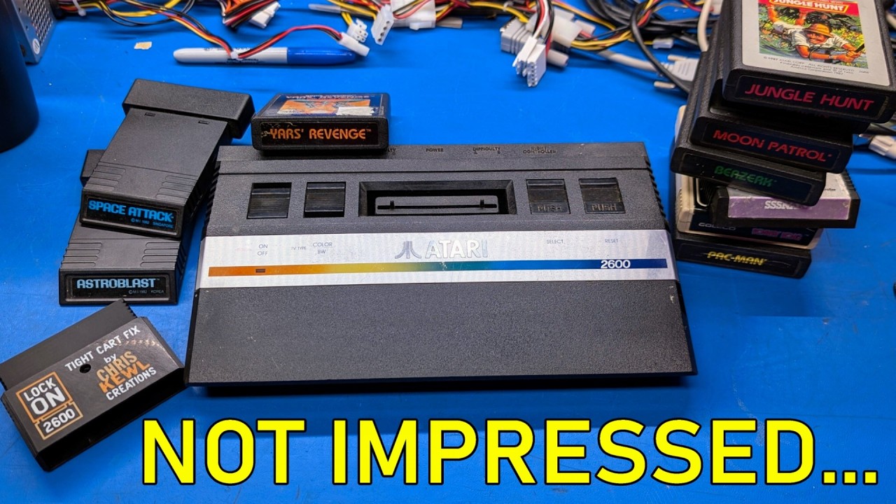 Testing an unknown Atari 2600 Jr.