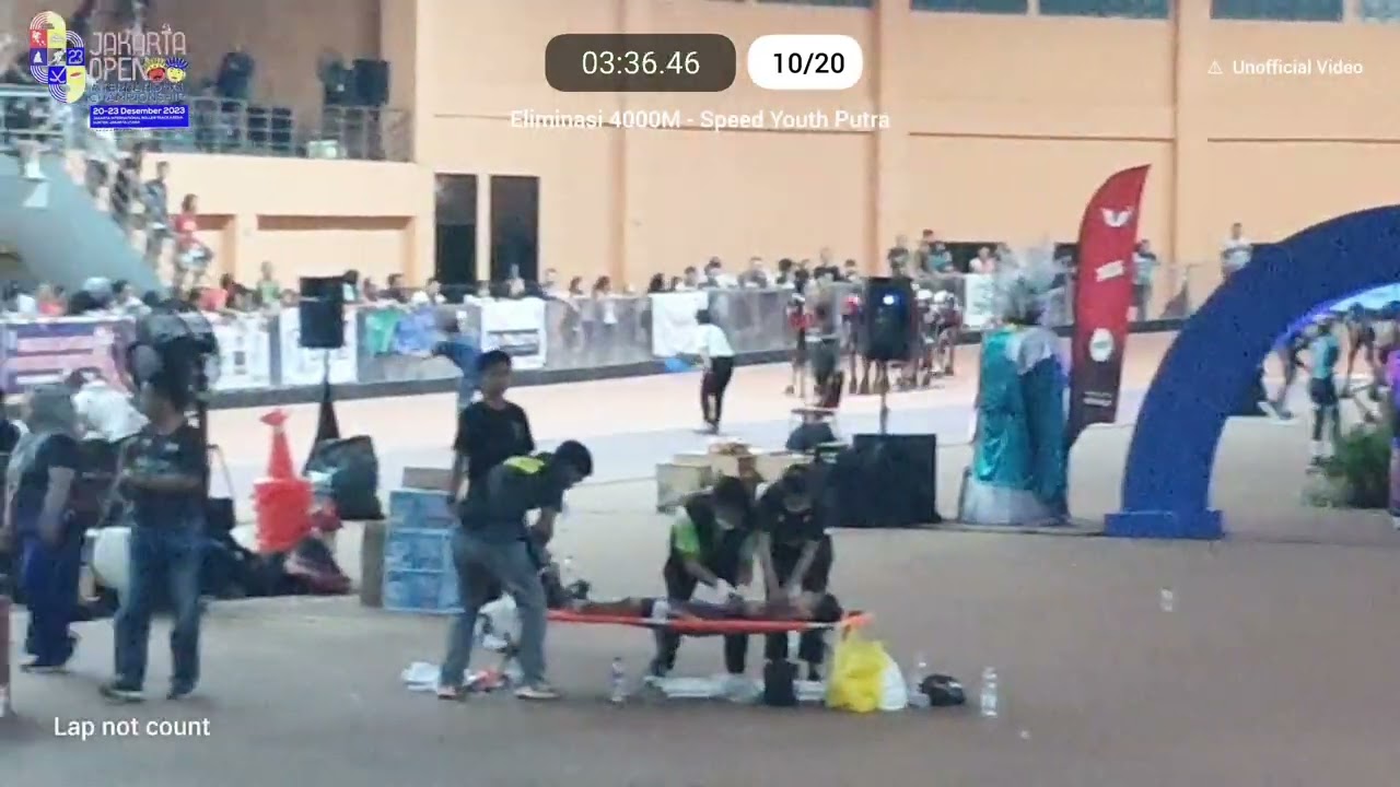 4000m Elimination, D Putra (Youth), Jakarta Open International Championship - Lomba sepatu roda