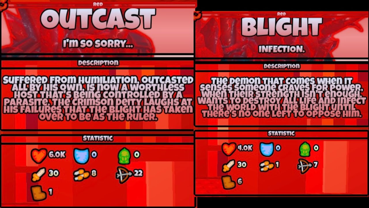 1 STAR OUTCAST (+BLIGHT) *TUMORE* COMPLETION - The Battle Bricks