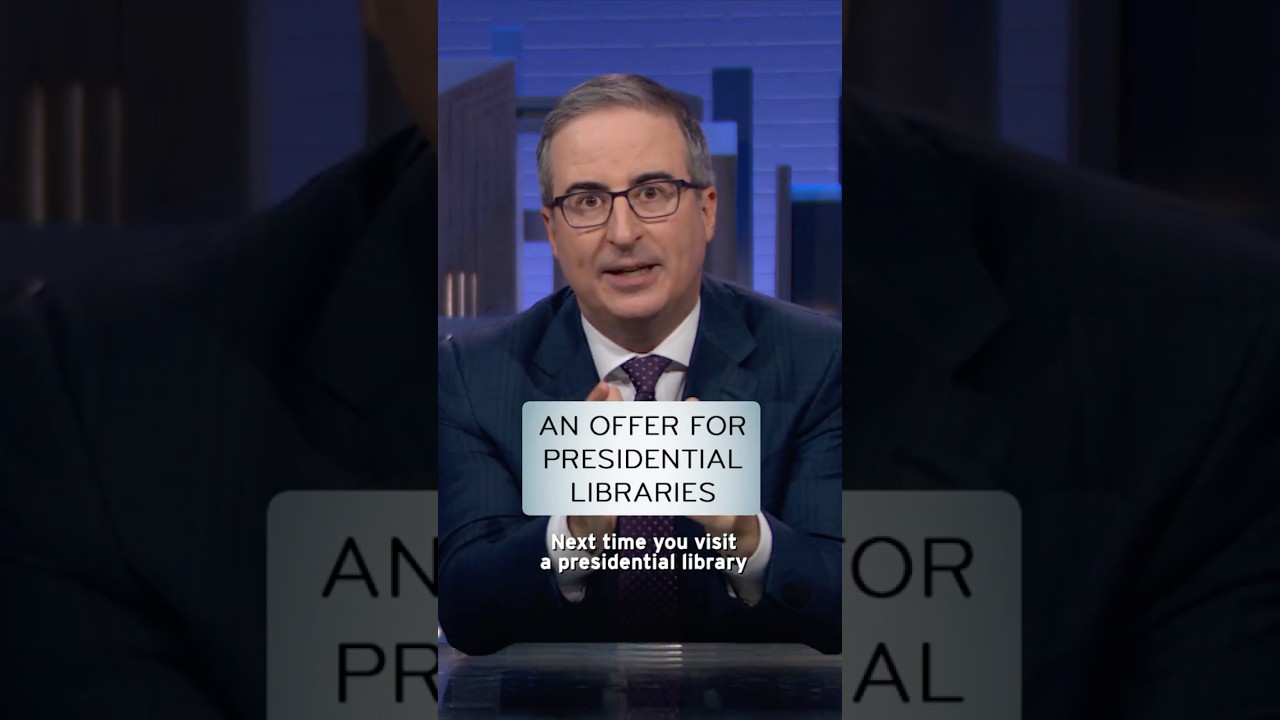 An Offer for Presidential Libraries #lastweektonight