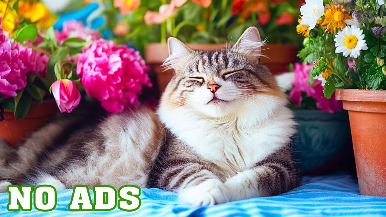 12 Hours Cat TV Sleep Music 🐱 Soothing Cat Melodies 🎵 Calming Night Music for Cats