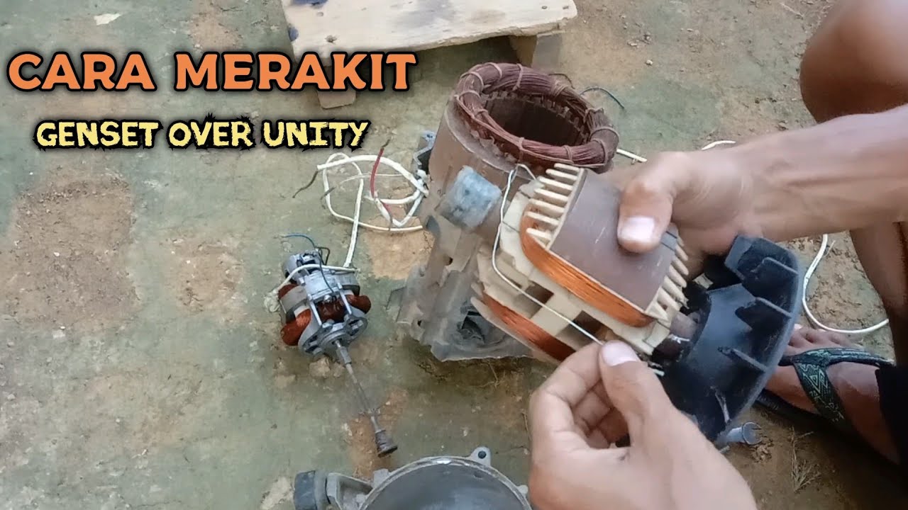 cara merakit genset over unity