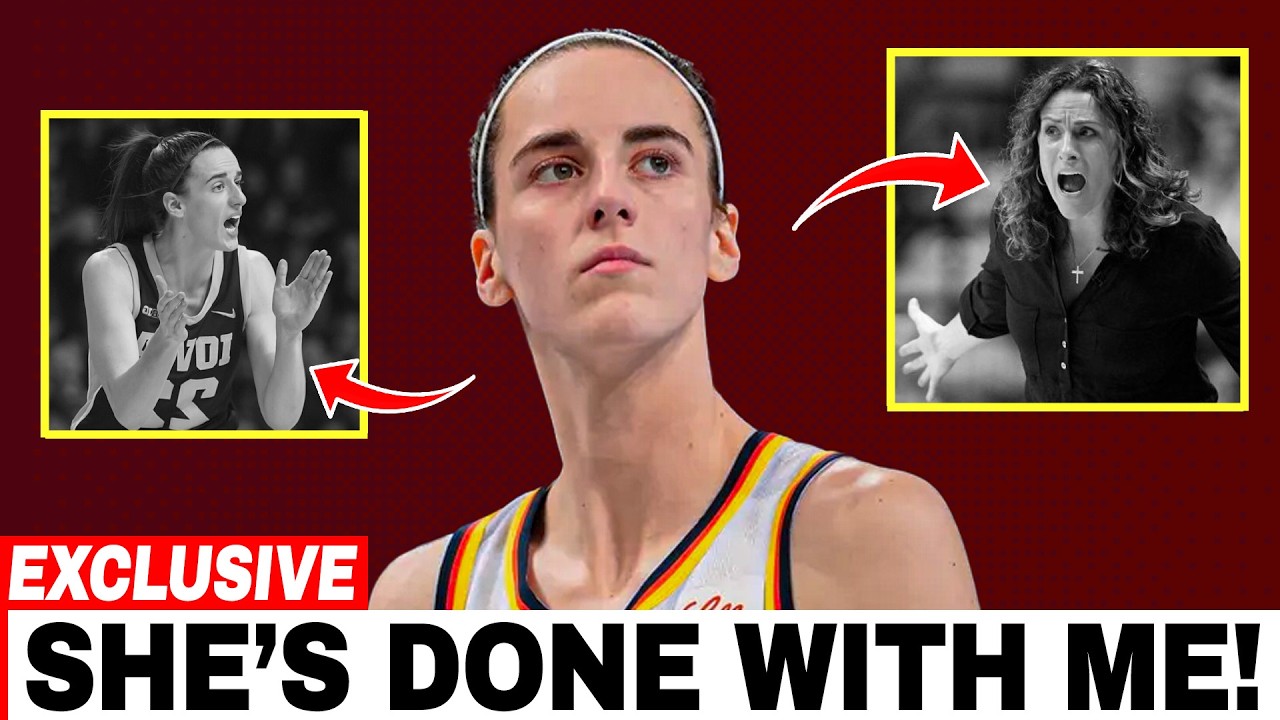 COACH FIRED NEXT? CAITLIN CLARK SNAPS! Coach White Under Fire After Bench Drama!