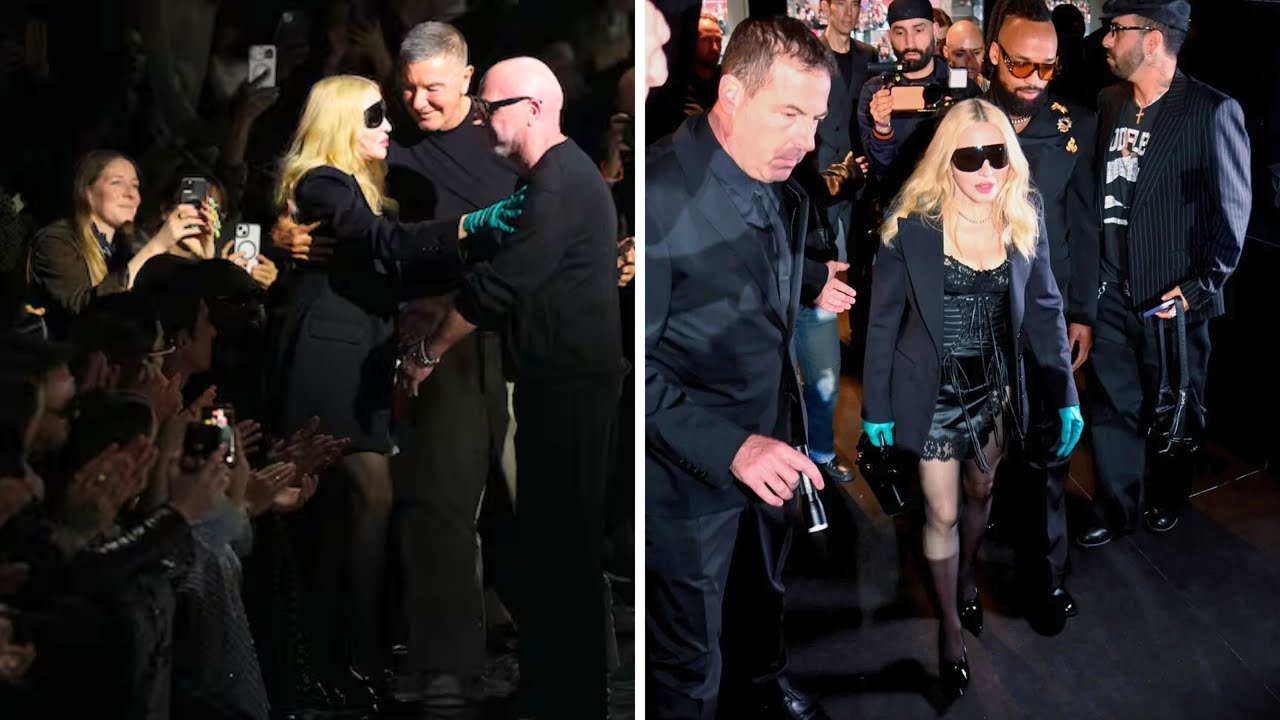 Madonna Shocks Fans at 67 with Stunning All-Black Dolce & Gabbana Look!