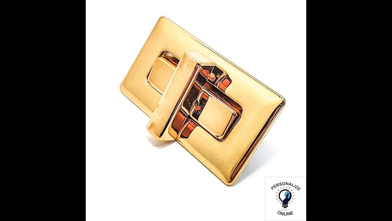 FECHO TORNIQUETE  (Como colocar o Fecho retangular e oval da Personalize online)