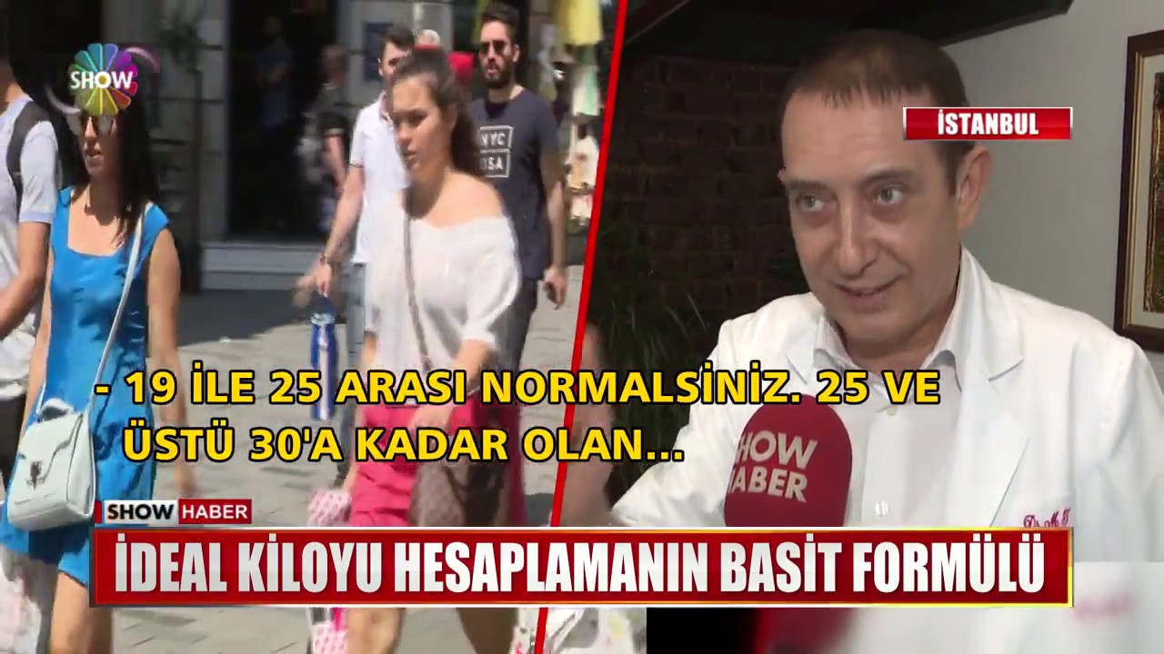 İdeal kiloyu hesaplamanın basit formülü