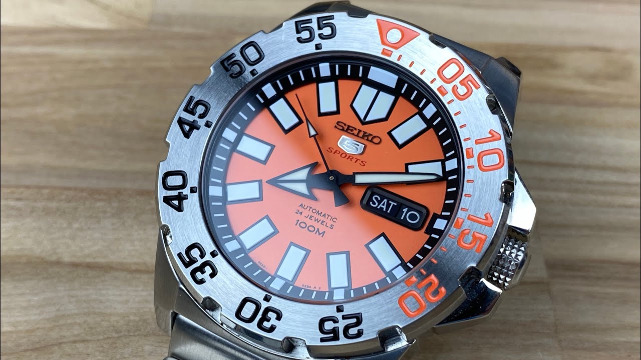 Seiko sep483 “baby monster” orange dial
