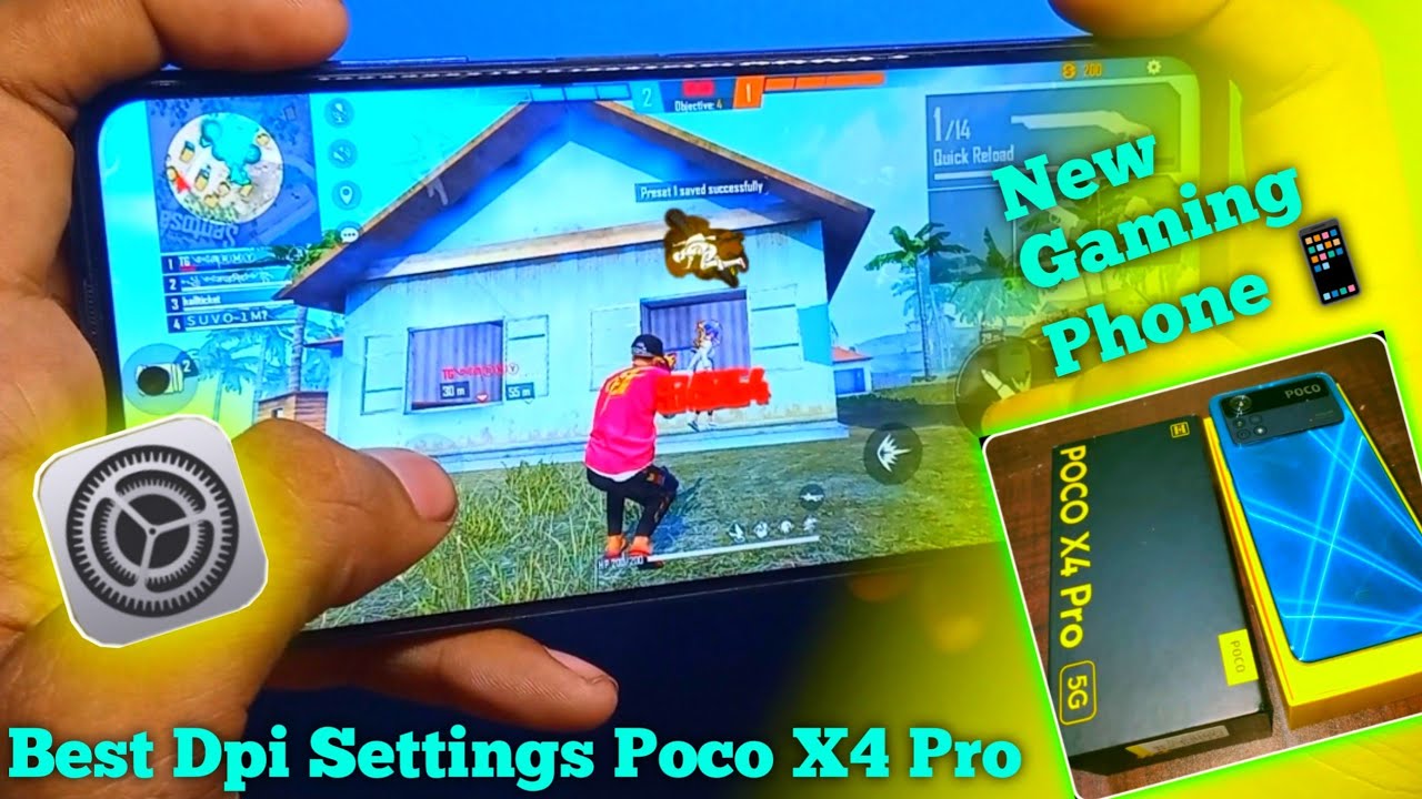 Poco x4 pro 5g Freefire Handcam gaming test, Max Dpi Settin