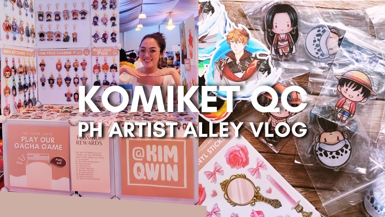 Komiket QC | PH Artist Alley Vlog 🇵🇭🏙️ con prep + booth set up + reflections