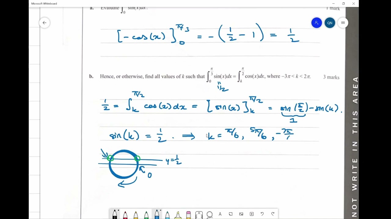 VCAA 2023 Methods Exam 1 Solutions
