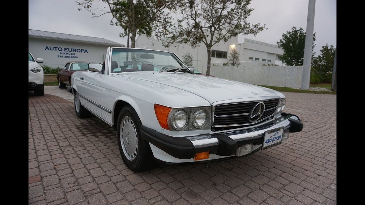 All Original 1988 Mercedes-Benz 560 SL Roadster R107 - Review and Test Drive by Bill *SOLD*