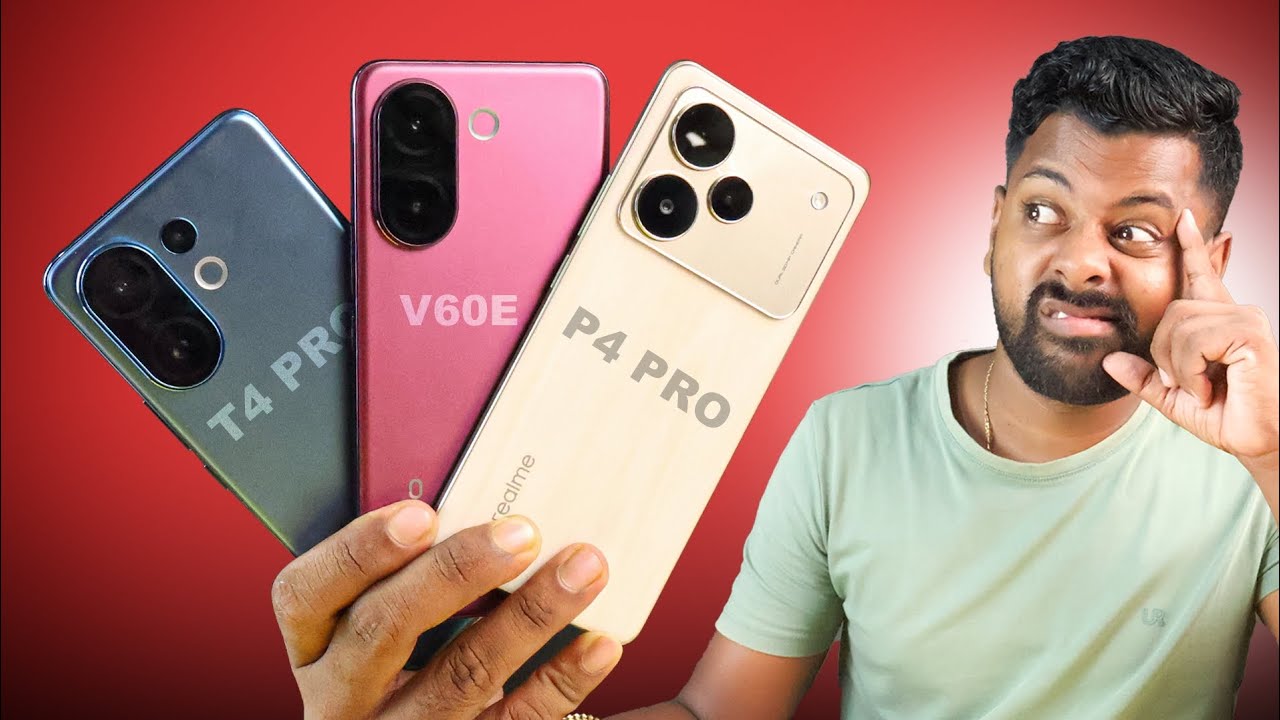 Vivo V60e vs Realme P4 Pro vs Vivo T4 Pro Detailed Comparison | Best Phone Under 30k