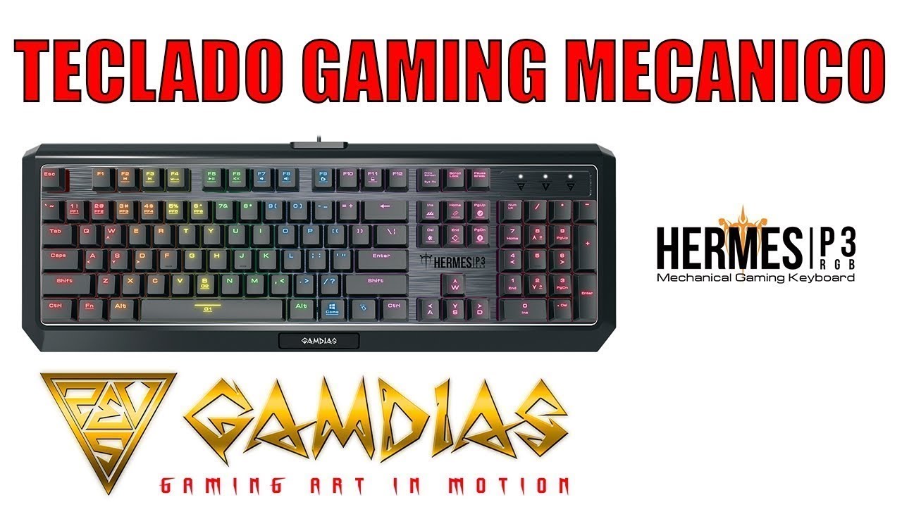 Teclado Gaming Gamdias Hermes P3 RGB | MultiGaming