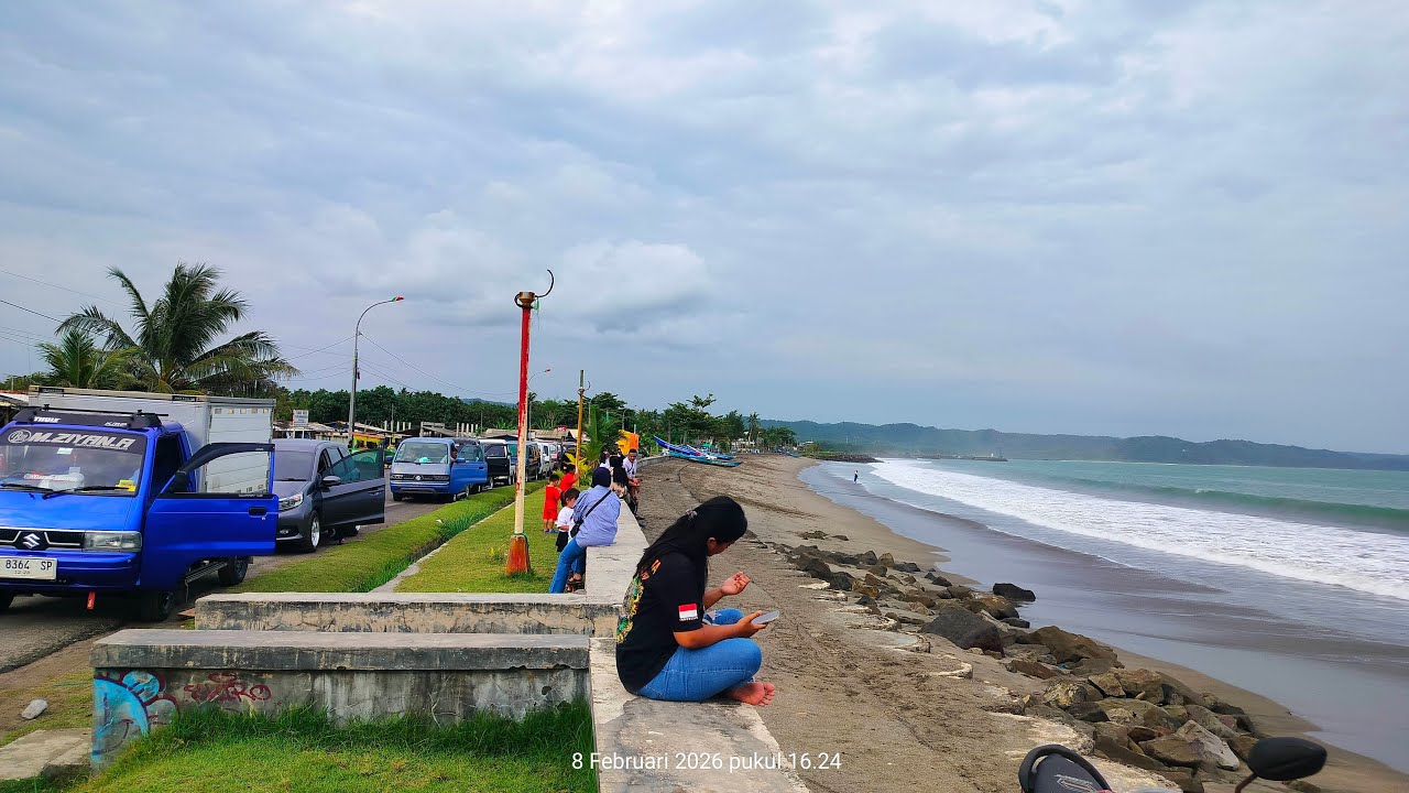 🔴Live Minggu Sore Pantai Pangandaran 8  Februari 2026 - Paket Wisata 0813-1206-0518