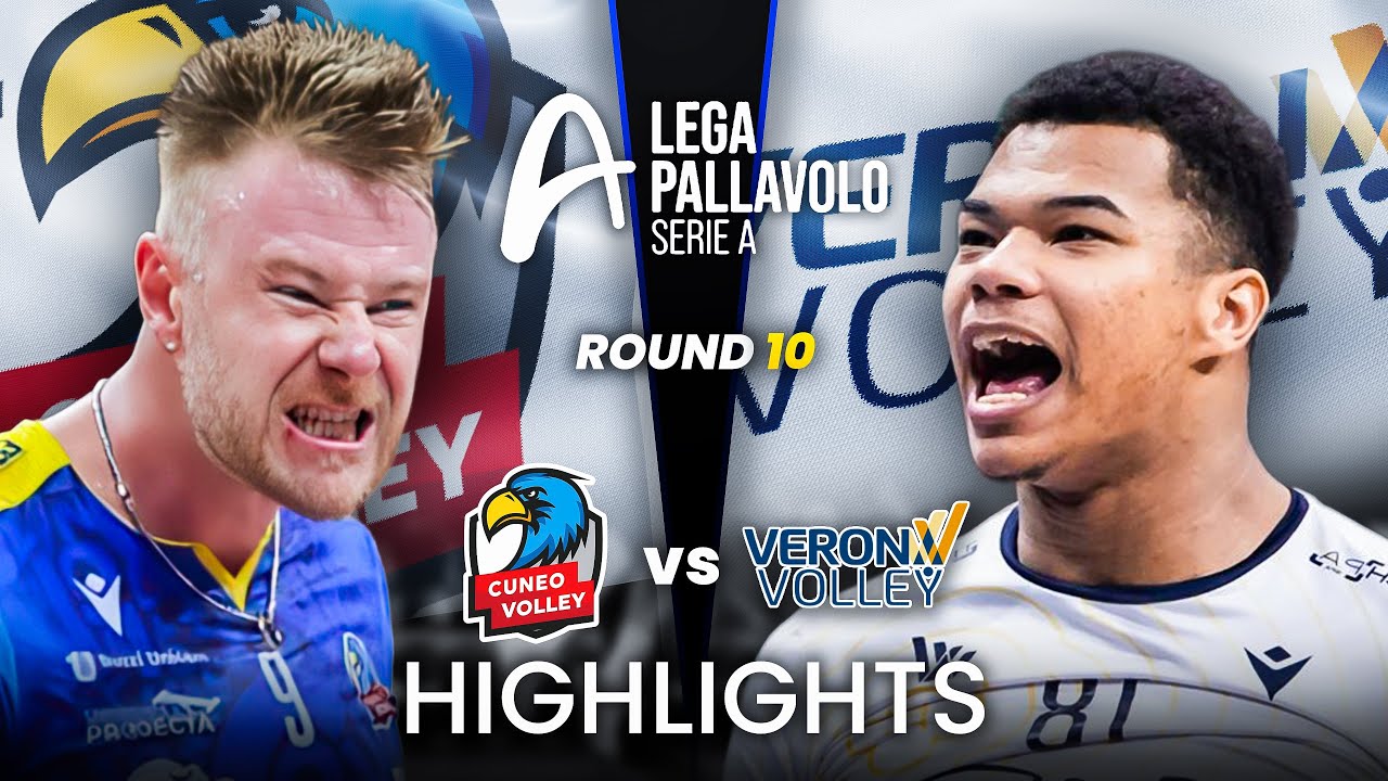 Verona vs Cuneo | Highlights | Italian Volleyball League 2025