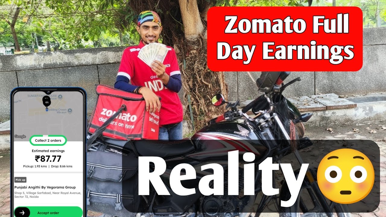 Zomato Delivery Boy Salary, Zomato Per Order Earnings, Zomato Earnings Reality