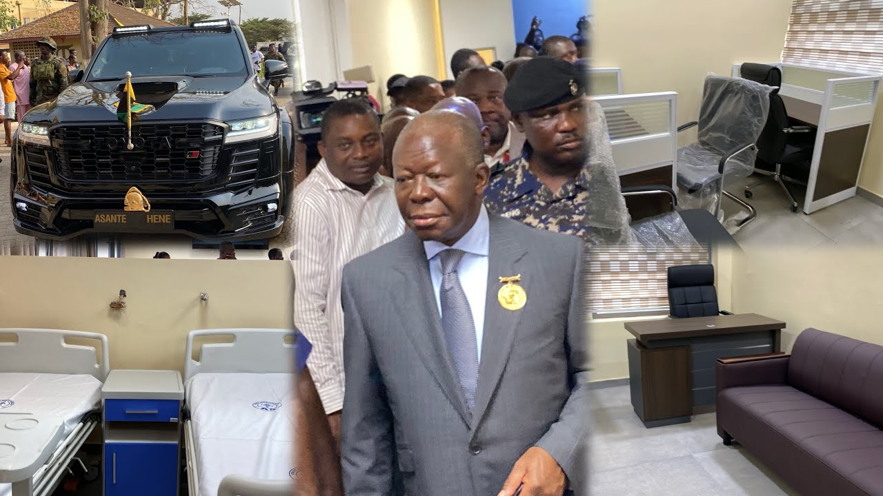 🤩Otumfuo Finally Visited & Tour Komfo Anokye Hospital after Donation for an Ultramodern Renovation