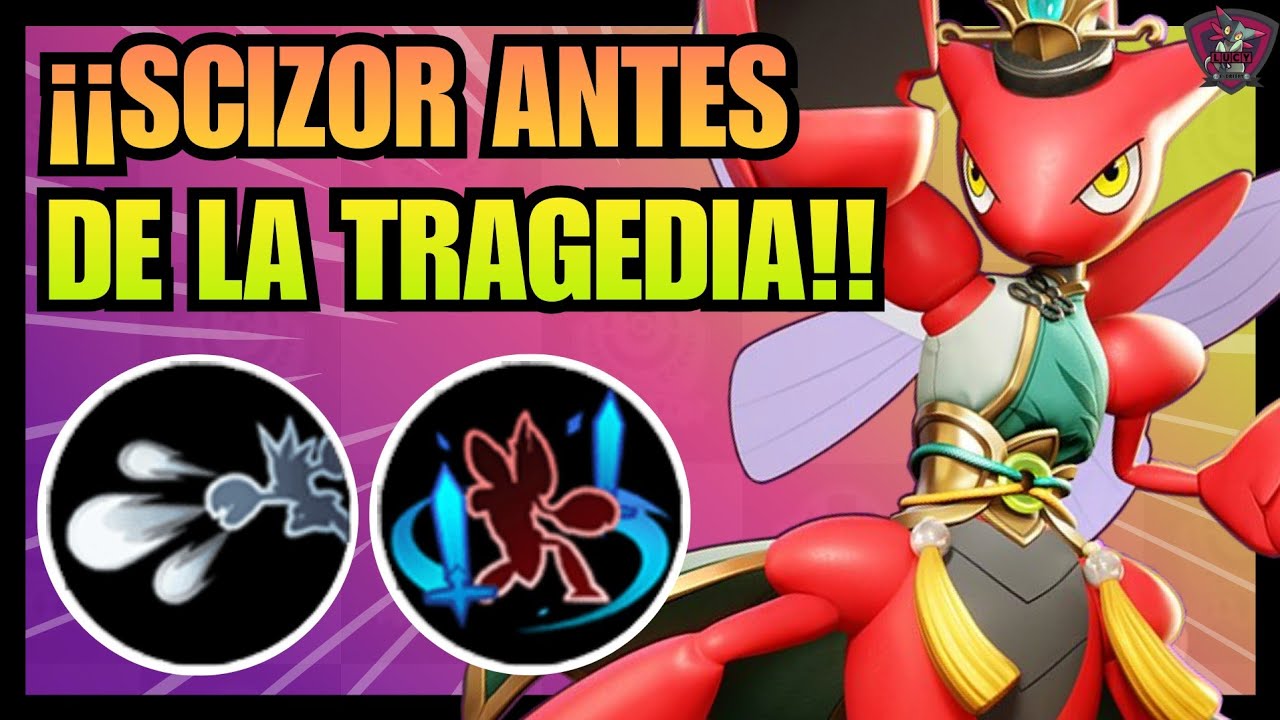 SCIZOR ANTES DE LA TRAGEDIA🥵MEJORES OBJETOS Y MEDALLAS⭐BUILD SCIZOR POKEMON UNITE