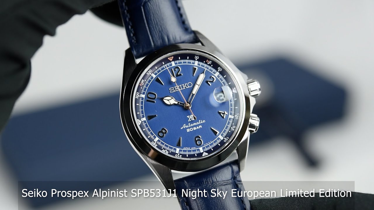 Seiko Prospex Alpinist SPB531J1 Night Sky European Limited Edition