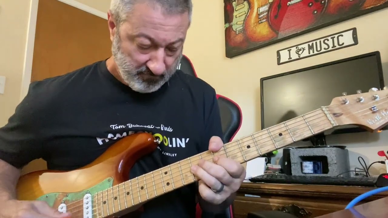 Aug 7th Sunday Blues on The strat