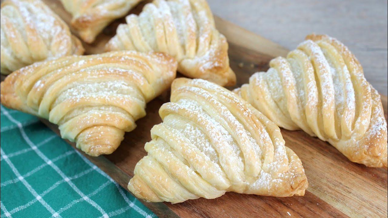 Blätterteig Apfeltaschen, lecker und einfach gemacht 🤗