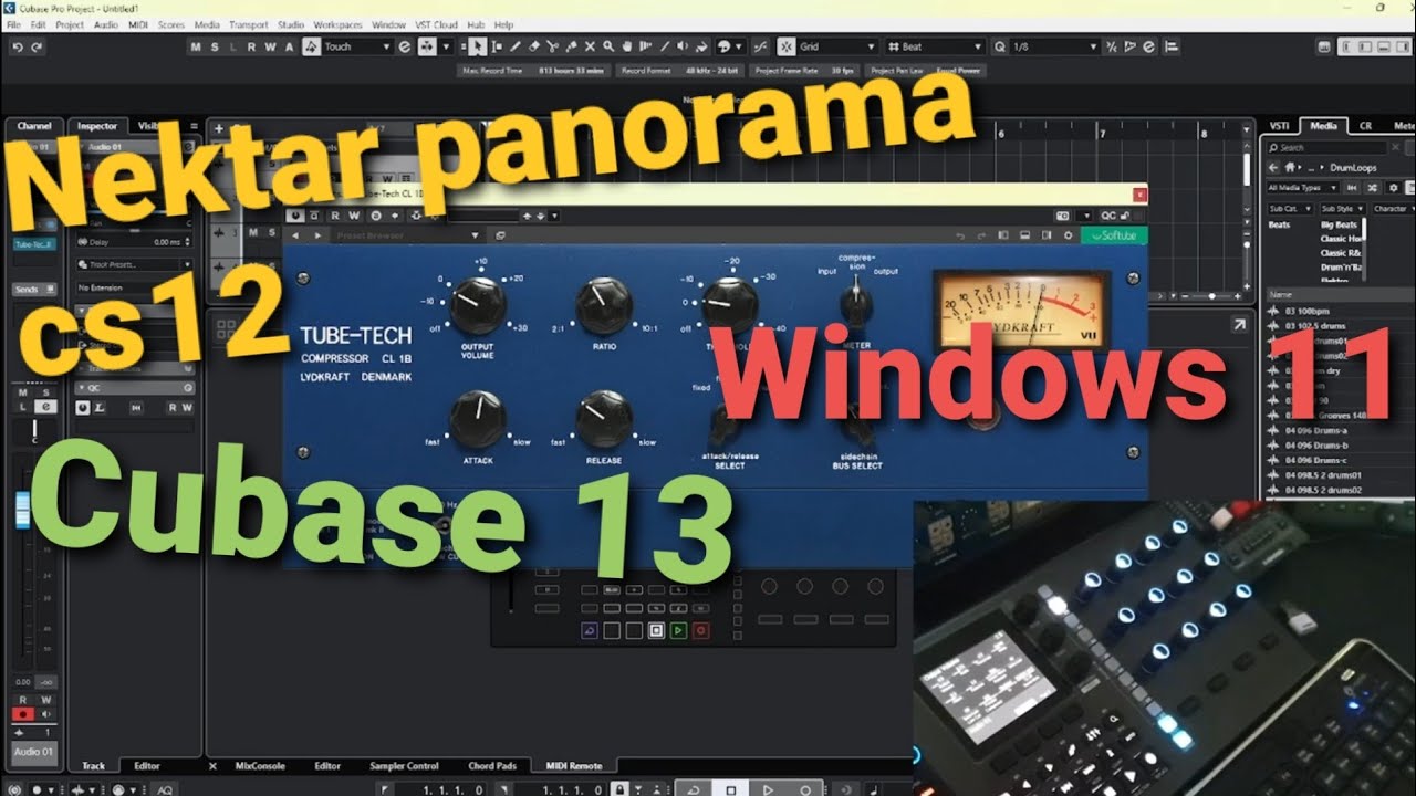 윈도우 11 Nektar panorama cs12 for cubase 잘 될까 펌웨어 업데이트 설정 방법