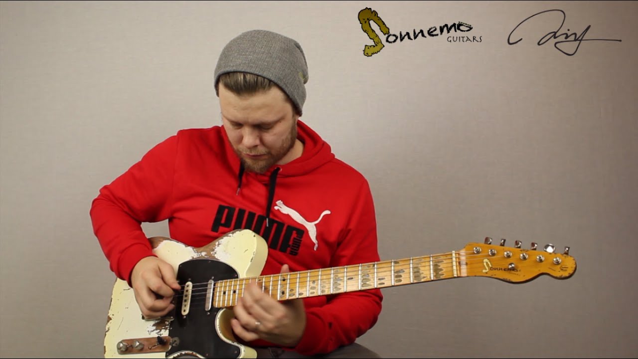 Sonnemo Custom Guitars Relic Tele Demo Playthrough