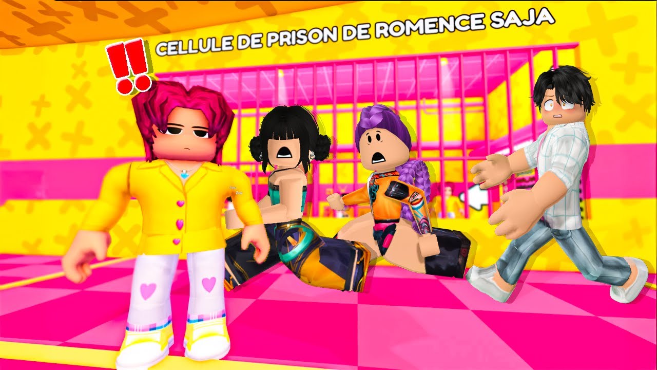 JINU AND THE HUNTRIX ESCAPE ROMANCE PRISON IN ROBLOX