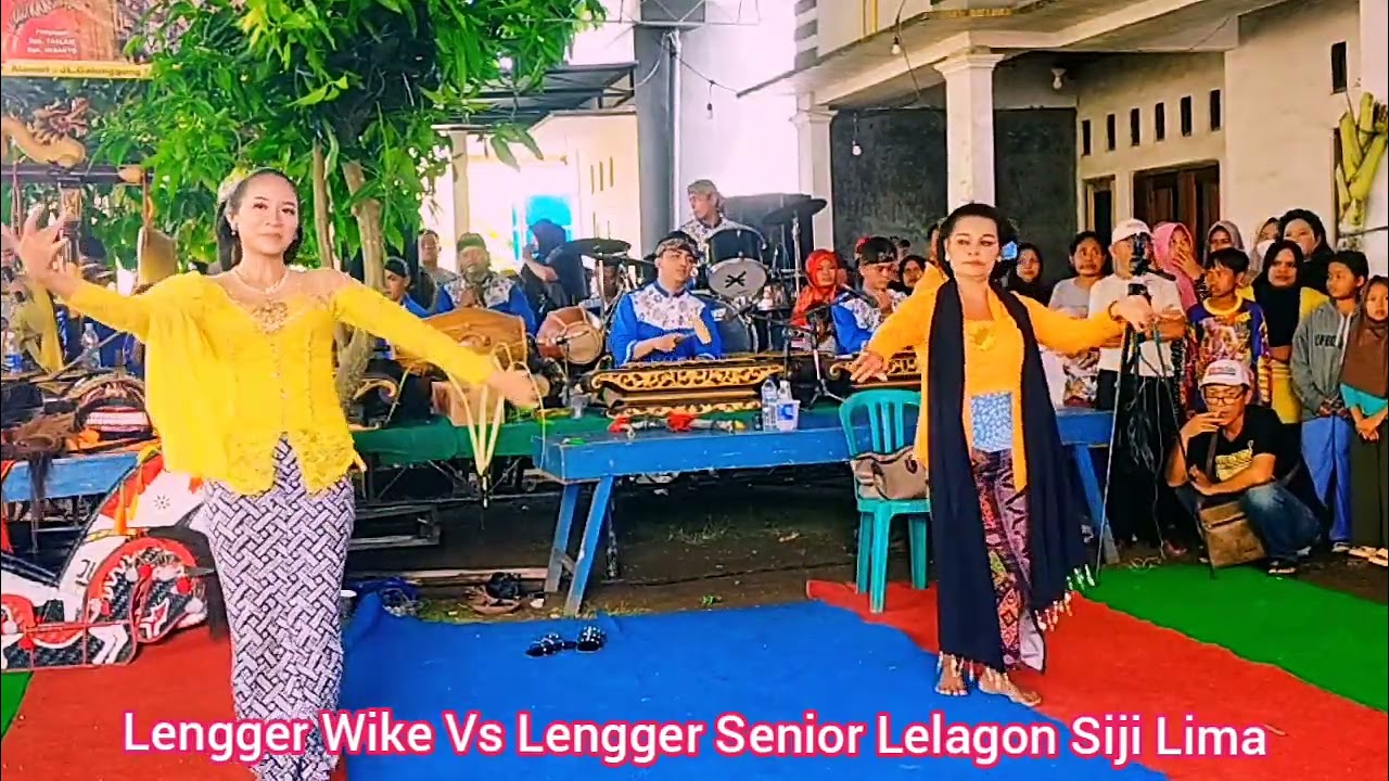 Lengger Wike Vs Lengger Senior Lelagon Siji lima #lenggeran #ebegbanyumasan  #jaranan  #kudakepang 